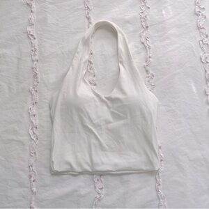 White padded halter top klassy network